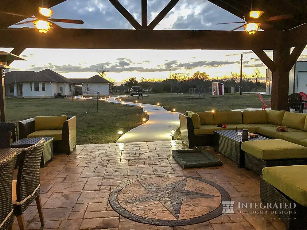 Decorative concrete finish