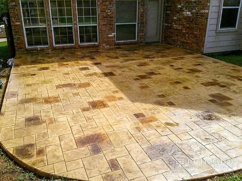 Stamped Concrete Floor