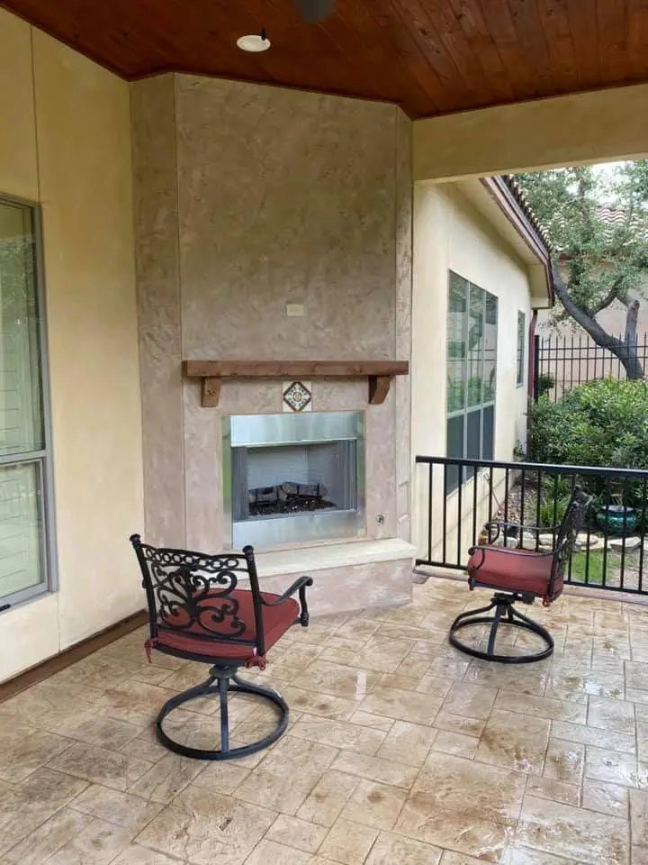 Fireplace Built