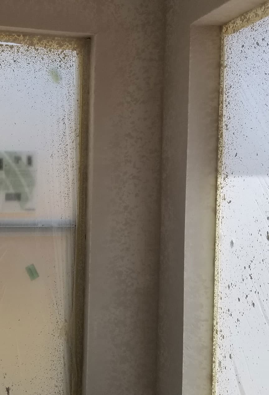 Drywall taping and mudding