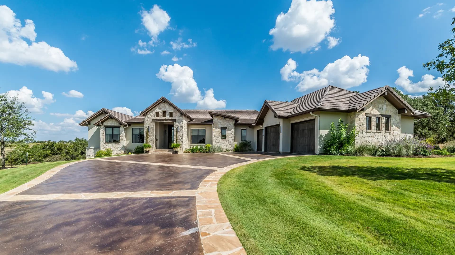 Stamped Concrete Driveway
