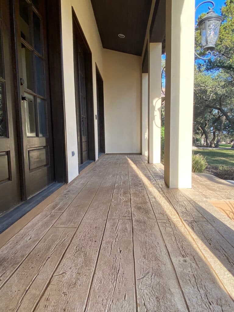 Stamped & Stained Concrete
